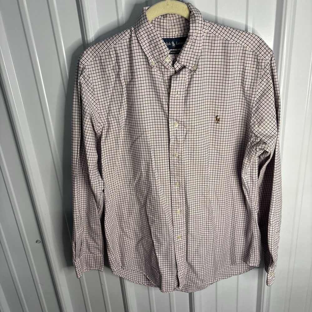 Ralph Lauren Mens Classic Fit Long Sleeve Button Up Medium